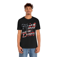 Load image into Gallery viewer, Faith in Beer American Flag Short Sleeve Tee - David&#39;s Brand