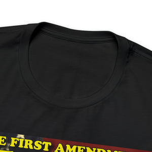 The First Amendment Defines Us The Second Defends Us Short Sleeve Tee