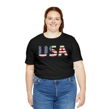 Load image into Gallery viewer, USA Eagle w/FlagShort Sleeve Tee