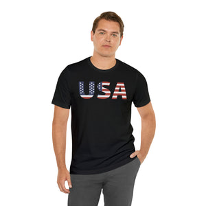 USA Eagle w/FlagShort Sleeve Tee