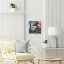 Load image into Gallery viewer, Futuristic Art Wood Canvas