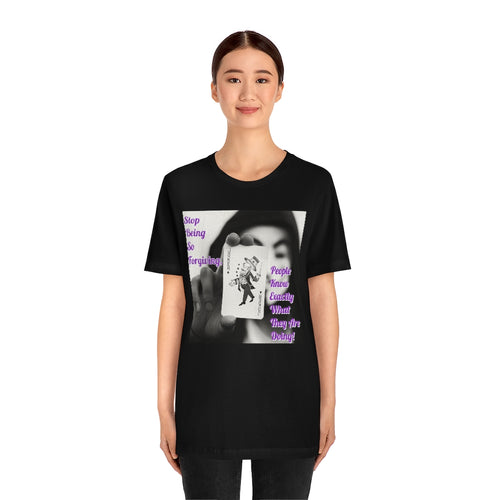 Stop Being So Forgiving Black & White Short Sleeve Tee - David's Brand