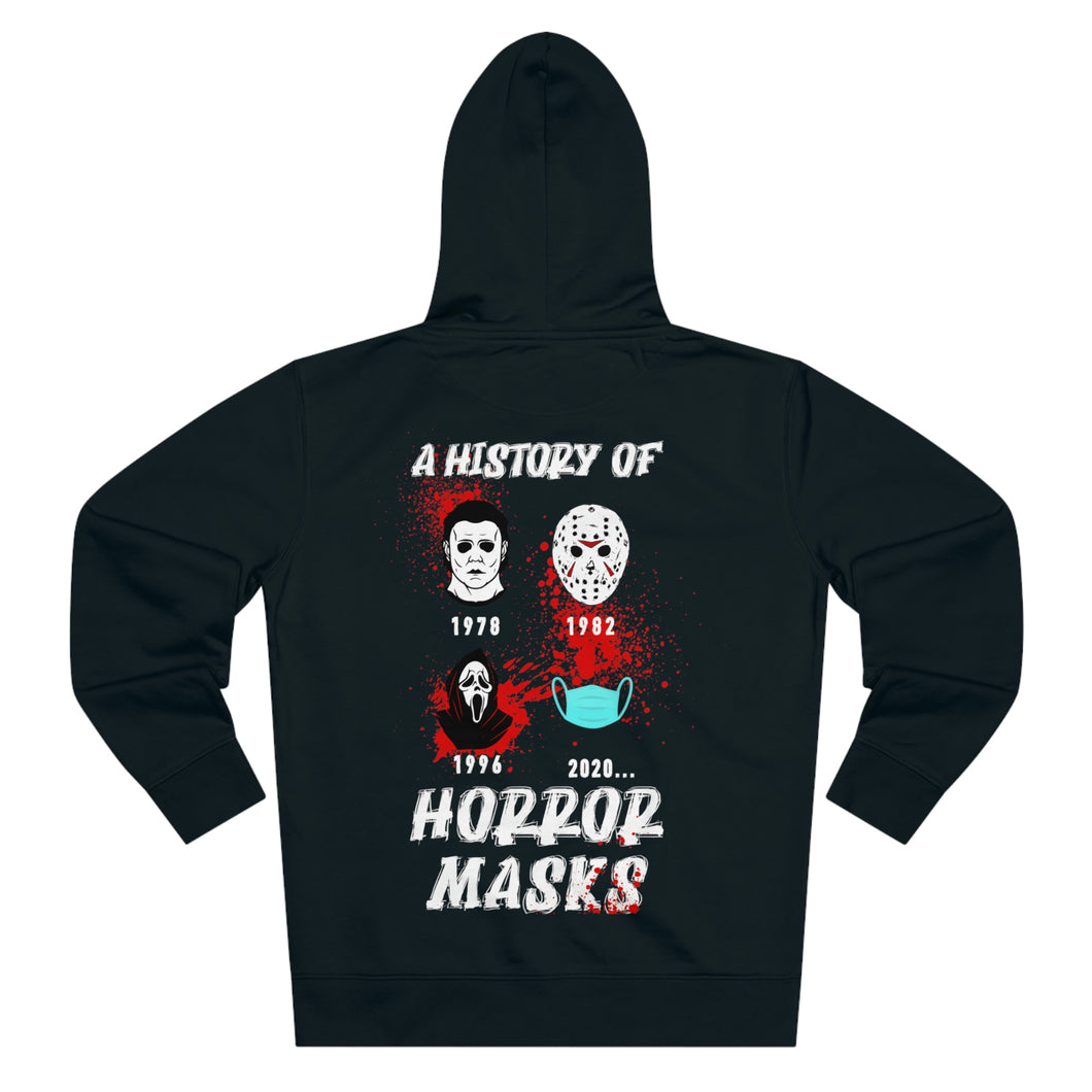 History of Horror Masks Zip Hoodie - David's Brand