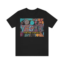 Load image into Gallery viewer, Vegan for the Animals! Short Sleeve Tee - David&#39;s Brand