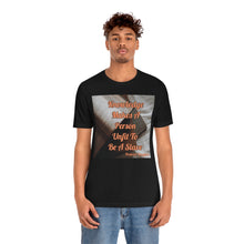 Load image into Gallery viewer, Knowledge Makes A Person Unfit Book Version Short Sleeve Tee - David&#39;s Brand