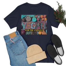 Load image into Gallery viewer, Vegan for the Animals! Short Sleeve Tee - David&#39;s Brand