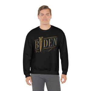 Screw Biden Vintage Typography Crewneck Sweatshirt