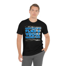 Load image into Gallery viewer, Mess With My Flag Blue Short Sleeve Tee - David&#39;s Brand