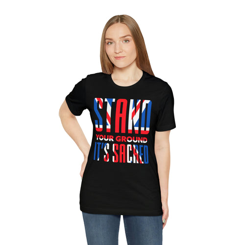 Stand Your Ground British Flag Short Sleeve Tee - David's Brand