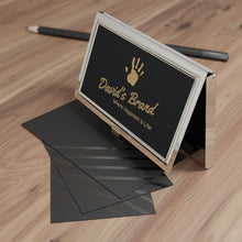 Load image into Gallery viewer, David&#39;s Brand Gold Business Card Holder - David&#39;s Brand