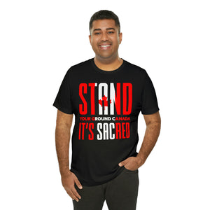 Stand Your Ground Canadian Flag Short Sleeve Tee - David's Brand
