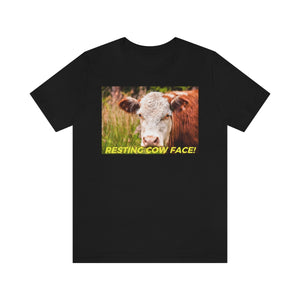 Resting Cow Face Short Sleeve Tee - David's Brand