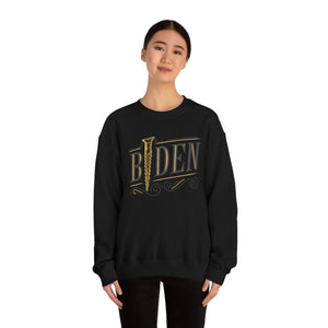 Screw Biden Vintage Typography Crewneck Sweatshirt