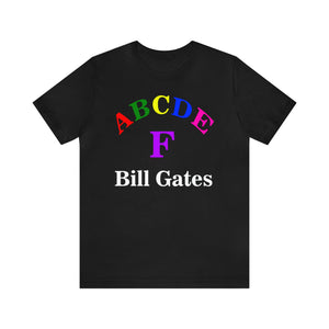 ABCDE F Bill Gates Short Sleeve Tee - David's Brand
