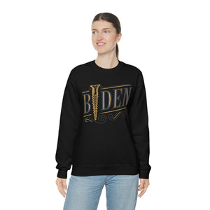 Screw Biden Vintage Typography Crewneck Sweatshirt