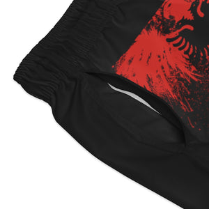 Albanian Flag Swim Trunks - David's Brand
