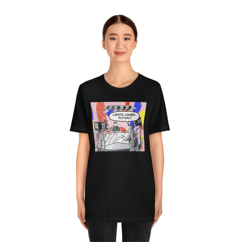 Lights Camera Fiction Short Sleeve Tee