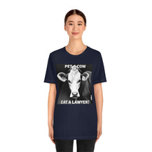 Load image into Gallery viewer, PET A COW B&amp;W Short Sleeve Tee - David&#39;s Brand