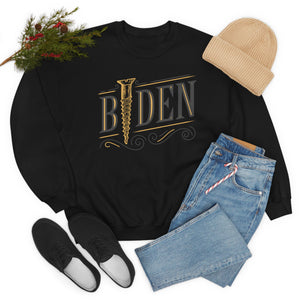 Screw Biden Vintage Typography Crewneck Sweatshirt