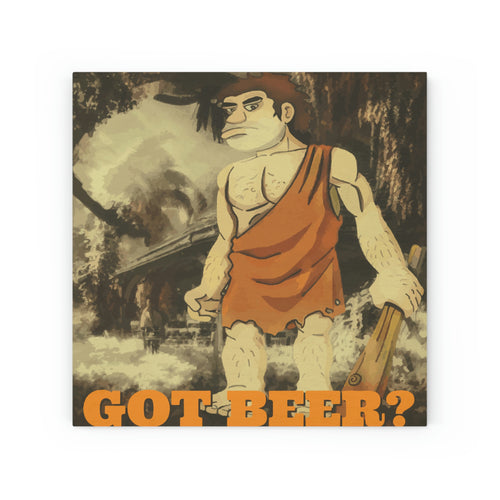 Got Beer? Wood Canvas