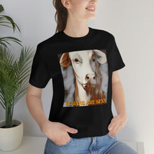 Load image into Gallery viewer, Vegans are Sexy Jersey Short Sleeve Tee