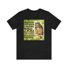 Load image into Gallery viewer, Wisdom Has Been Chasing You... Short Sleeve Tee