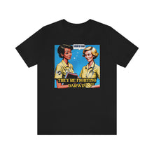 Load image into Gallery viewer, They&#39;re Fighting Darwin Short Sleeve Tee